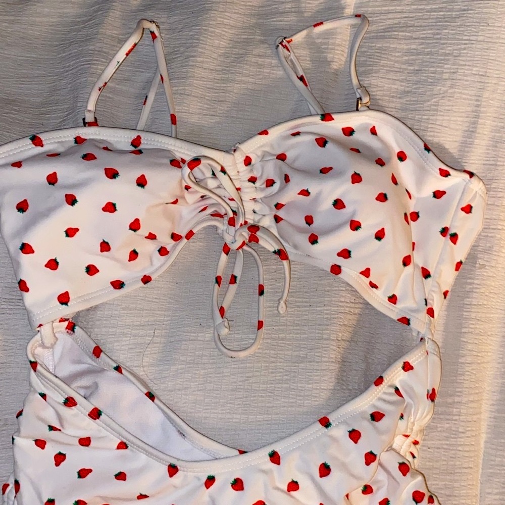Strawberry One Piece Swimsuit